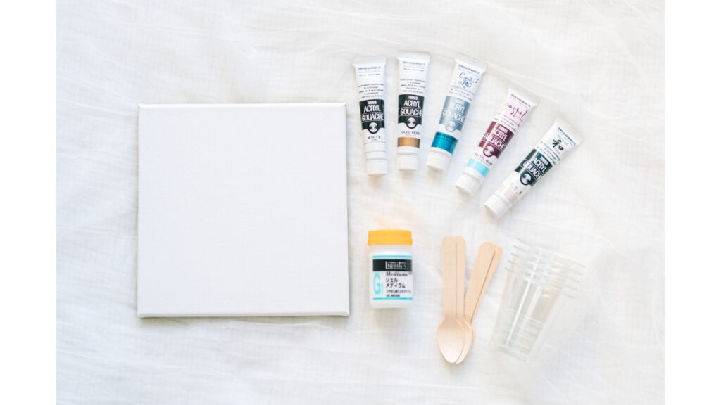 ファーストアートで使う準備物品の写真